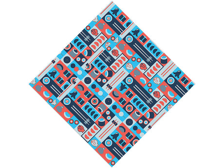 Blue Chopsticks Food Vinyl Wrap Pattern