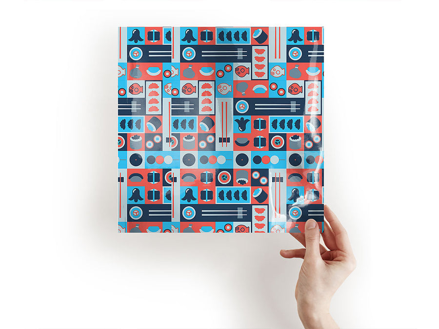 blue chopsticks japanese Craft Sheets
