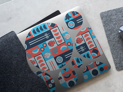 blue chopsticks japanese DIY Laptop Stickers