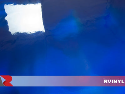 Blue Mirror Chrome Vinyl Sheets