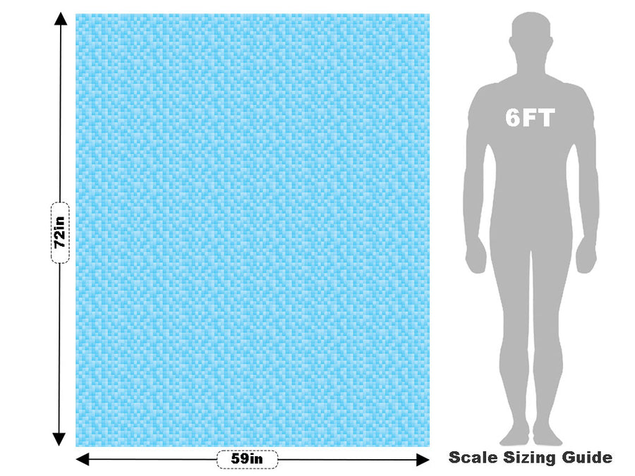 Blue Tile Vehicle Wrap Scale~Rwraps Series 914 Blue Tile Measurements~2