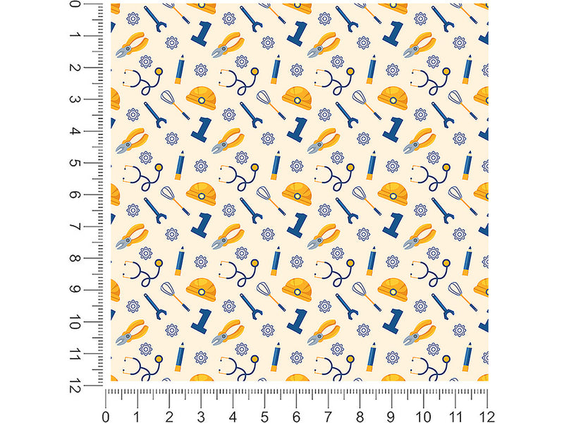 blue collar  1ft x 1ft Craft Sheets