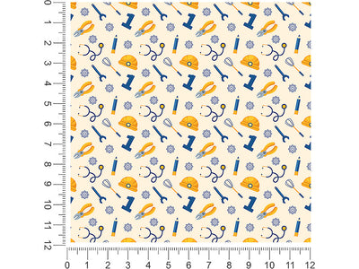 blue collar  1ft x 1ft Craft Sheets