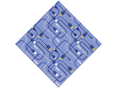 Blue Cords Technology Vinyl Wrap Pattern~Rwraps Series 914 Digitally Printed Vinyl Wrap~0