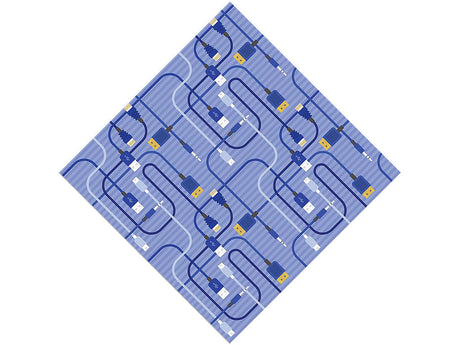 Blue Cords Technology Vinyl Wrap Pattern~Rwraps Series 914 Digitally Printed Vinyl Wrap~0