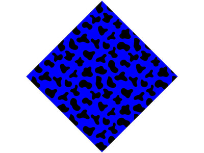 Blue Cow Vinyl Wrap Pattern