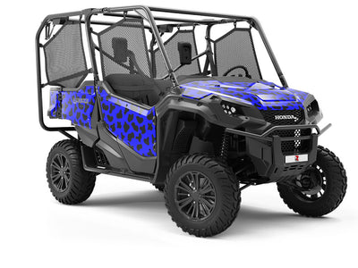 Blue Cow Utility Vehicle Vinyl Wrap