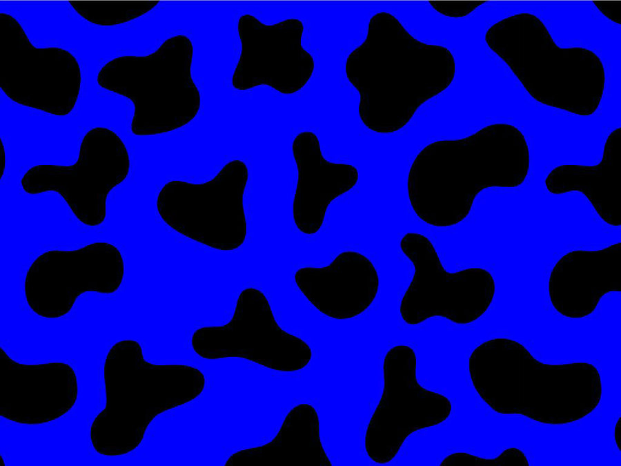Blue Cow Vinyl Wrap Pattern~Rwraps Series 914 Digitally Printed Vinyl Wrap~0