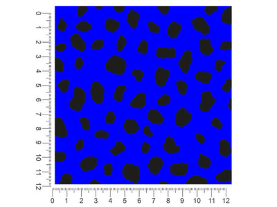 blue dalmation animal print 1ft x 1ft Craft Sheets