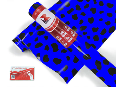 blue dalmation animal print Craft Vinyl Roll
