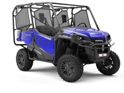 Blue Dalmation Utility Vehicle Vinyl Wrap