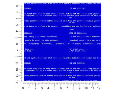 Blue Death  Technology Vehicle Wrap Scale~Rwraps Series 914 Blue Death  Technology Measurements~2