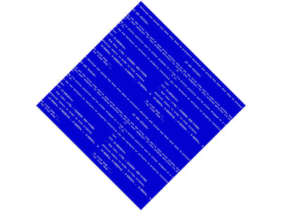 Blue Death  Technology Vinyl Wrap Pattern~Rwraps Series 914 Digitally Printed Vinyl Wrap~0