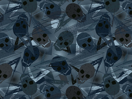 Blue Decomposition Halloween Vinyl Wrap Pattern~Rwraps Series 914 Digitally Printed Vinyl Wrap~0