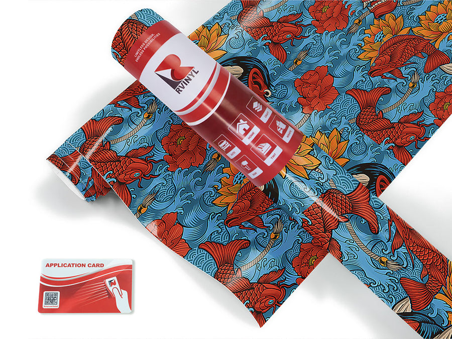 blue devil japanese Craft Vinyl Roll