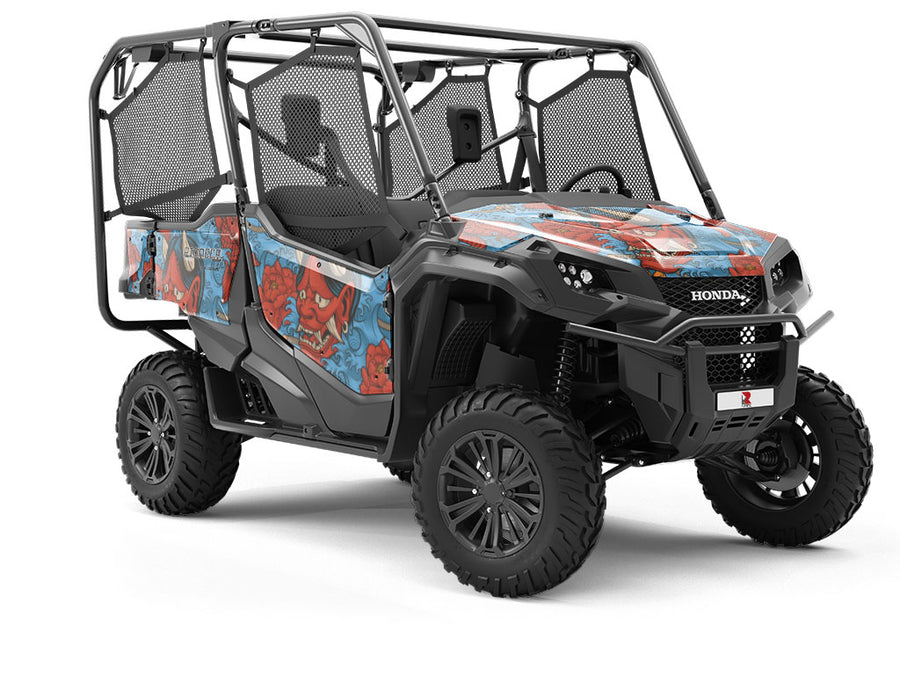 Blue Devil Asian Utility Vehicle Vinyl Wrap