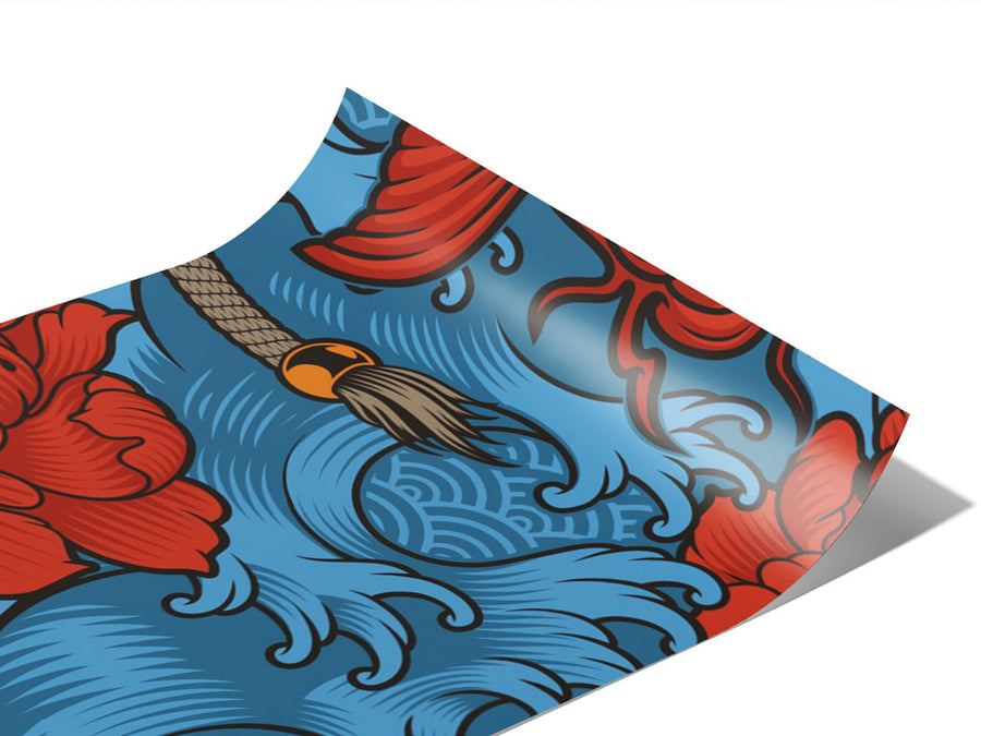 Blue Devil Asian Vinyl Wraps~Rwraps Series 914 Digitally Printed Vinyl Wrap~0