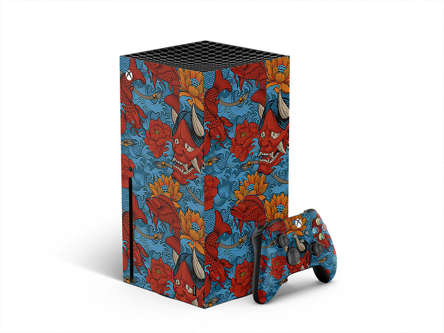 blue devil japanese XBOX DIY Decal