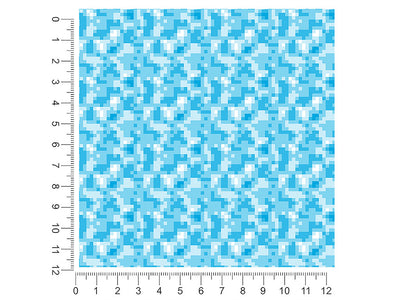 blue eyes pixel 1ft x 1ft Craft Sheets