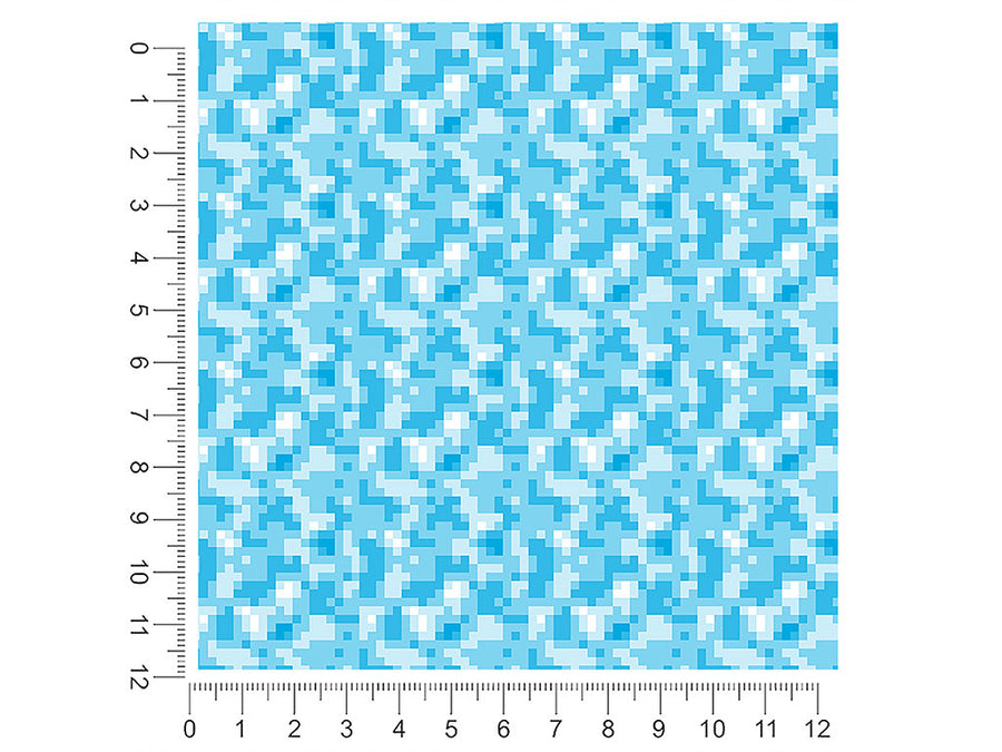 blue eyes pixel 1ft x 1ft Craft Sheets