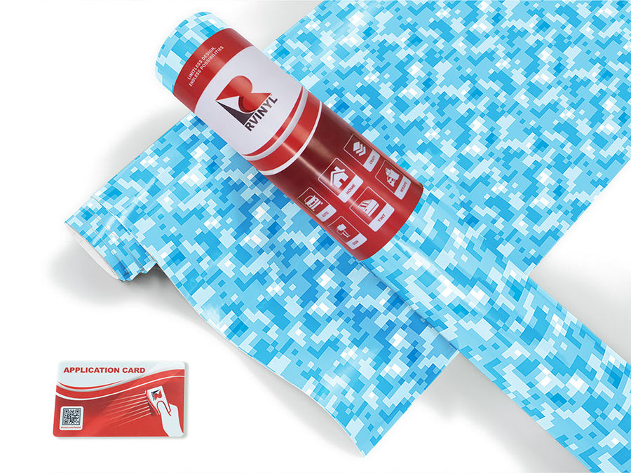 blue eyes pixel Craft Vinyl Roll