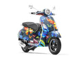 Blue Flutter Bug Vespa Scooter Wrap Film