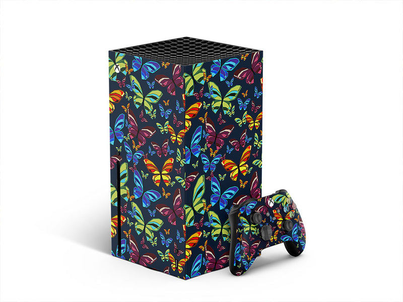 blue flutter bug XBOX DIY Decal