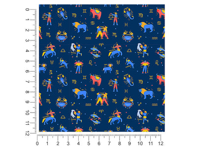 blue friends astrology 1ft x 1ft Craft Sheets