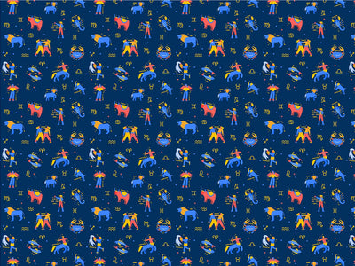 Blue Friends Astrology Vinyl Wrap Pattern~Rwraps Series 914 Digitally Printed Vinyl Wrap~0