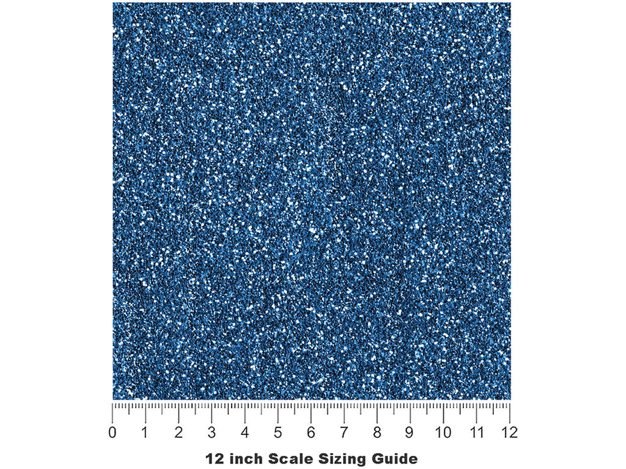 Blue Giant Gemstone Vinyl Film Pattern Size 12 inch Scale~Rwraps Blue Giant Gemstone Sizing Chart~2