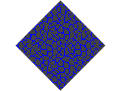 Blue Giraffe Vinyl Wrap Pattern