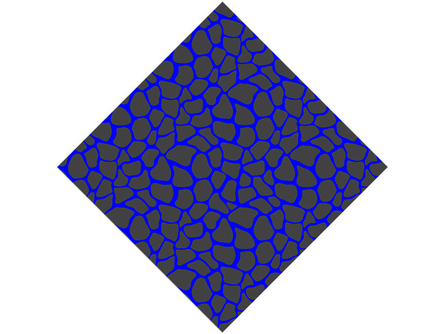 Blue Giraffe Vinyl Wrap Pattern