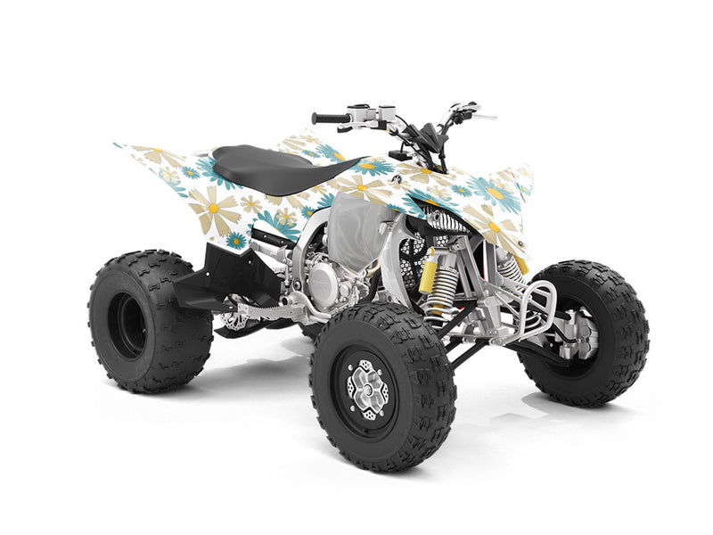 Blue Hawaii Retro ATV Wrapping Vinyl