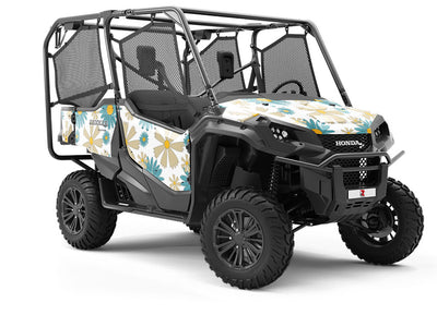 Blue Hawaii Retro Utility Vehicle Vinyl Wrap