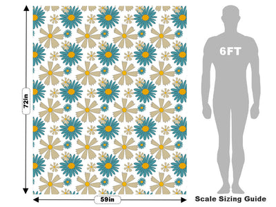 Blue Hawaii Retro Vehicle Wrap Scale~Rwraps Series 914 Blue Hawaii Retro Measurements~1