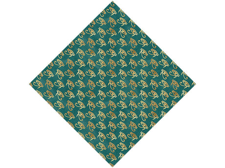 Blue Horace Egyptian Vinyl Wrap Pattern