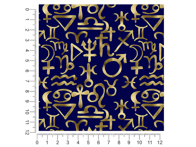 blue horoscopes astrology 1ft x 1ft Craft Sheets