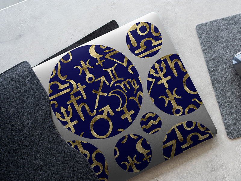 blue horoscopes astrology DIY Laptop Stickers
