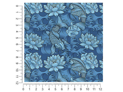 blue koi salt water 1ft x 1ft Craft Sheets