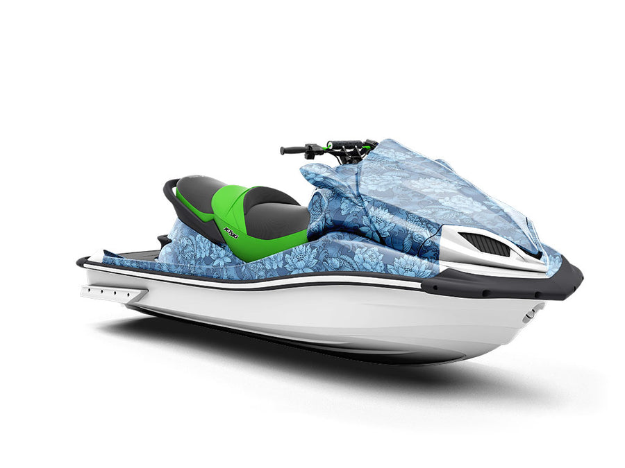 Blue Koi Marine Life Jet Ski Vinyl Customized Wrap