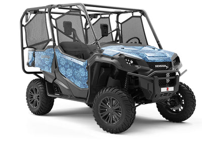 Blue Koi Marine Life Utility Vehicle Vinyl Wrap