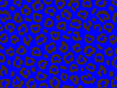 Blue Leopard Vinyl Wrap Pattern~Rwraps Series 914 Digitally Printed Vinyl Wrap~0