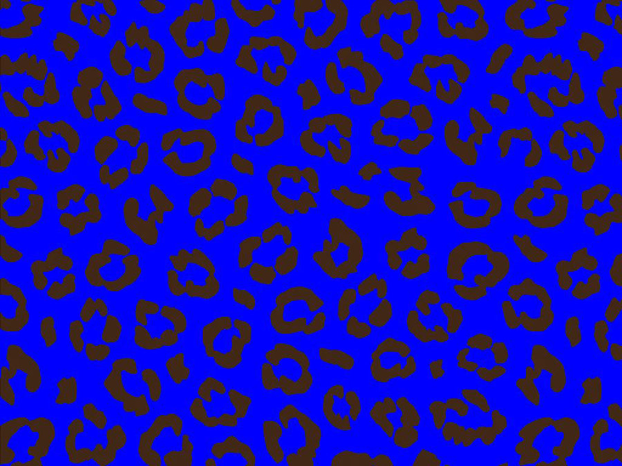 Blue Leopard Vinyl Wrap Pattern~Rwraps Series 914 Digitally Printed Vinyl Wrap~0