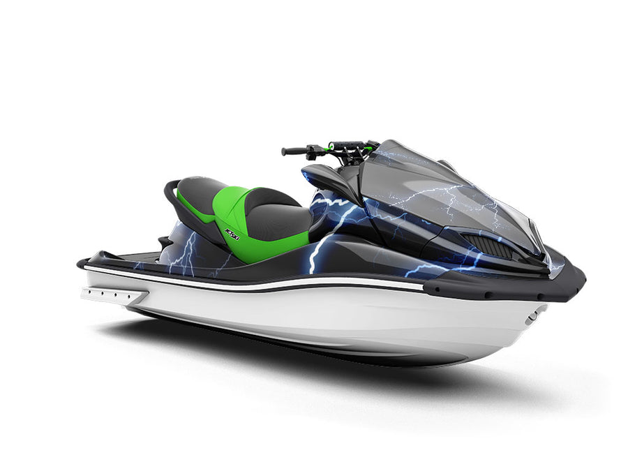 Blue Lightning Jet Ski Vinyl Customized Wrap