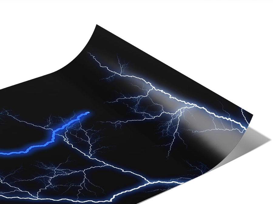 Blue Lightning Vinyl Wraps~Rwraps Series 914 Digitally Printed Vinyl Wrap~1