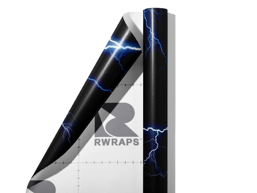 Blue Lightning Wrap Film Sheets~Rwraps Series 914 Blue Lightning Scrolled Sheet~5