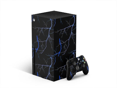 blue lightning lightning XBOX DIY Decal