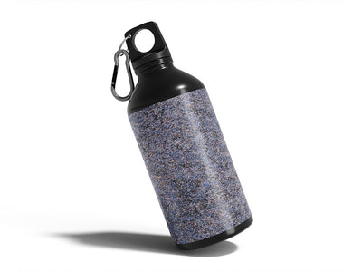 blue marmo granite stone Water Bottle DIY Stickers