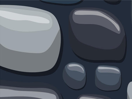 Blue  Cobblestone Vinyl Wrap Pattern~Rwraps Series 914 Digitally Printed Vinyl Wrap~0