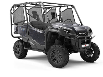 Blue Night Science Fiction Utility Vehicle Vinyl Wrap